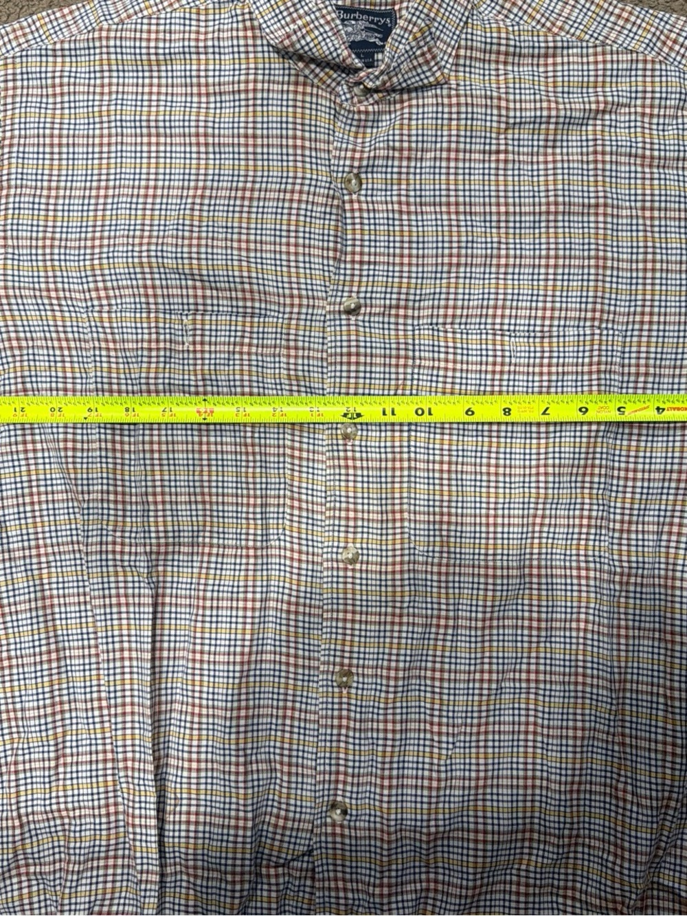 (Vintage) Burberry Multicolor Check Button-Down Shirt - Men's